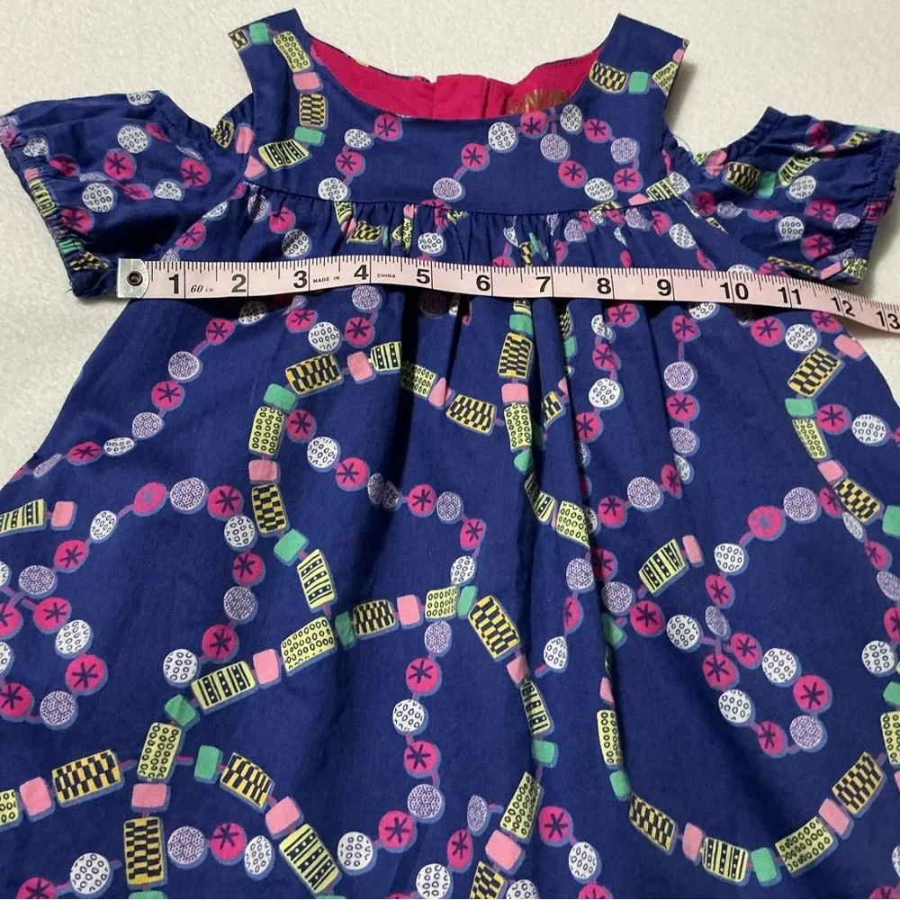 OshKosh B'gosh all cotton lined blue casual dress for spring and summer size 3T